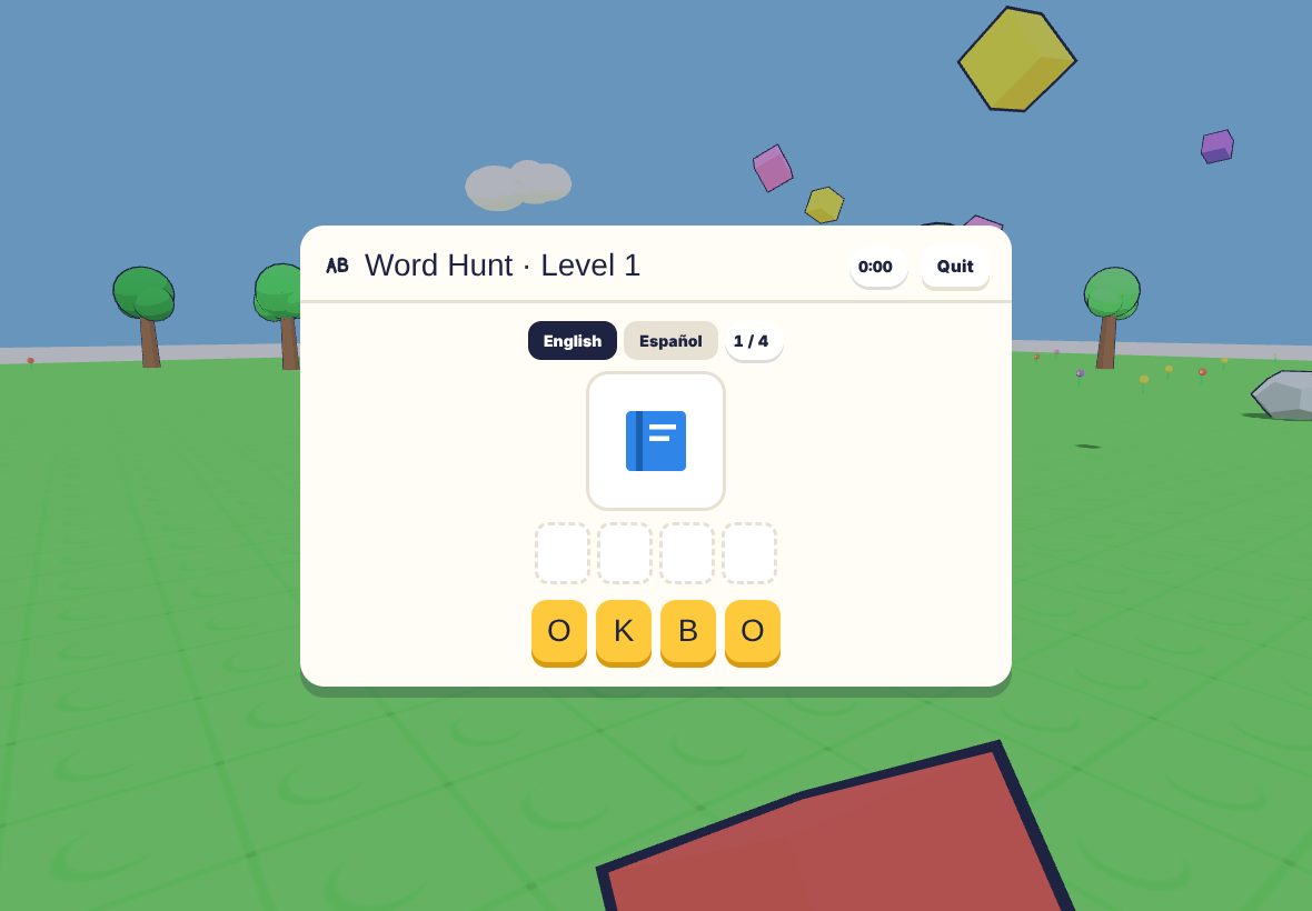 FamilyBlox words